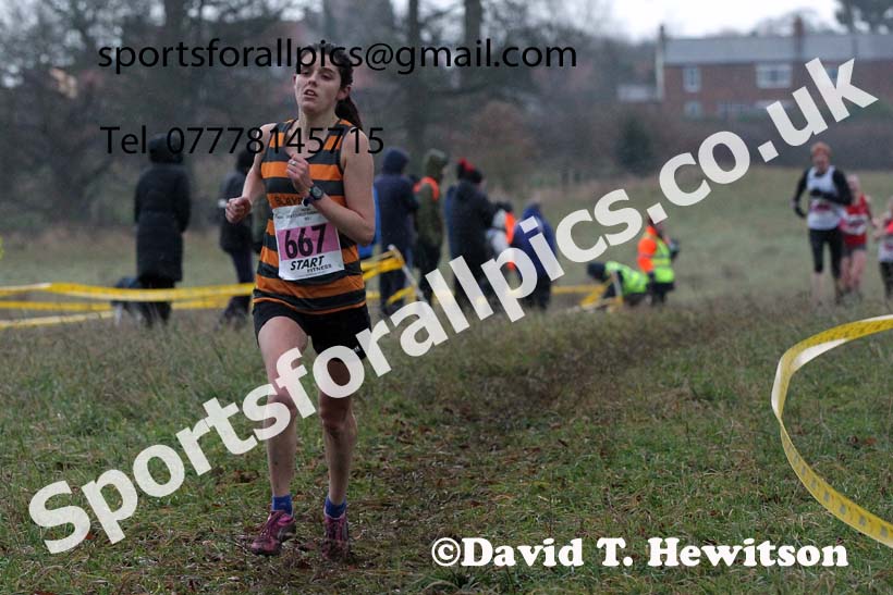 Senior women, 2021 North Eastern Cross Country Championships, Sedgefield. Photo: David T. Hewitson/Sports for All Pics